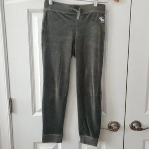 Abercrombie kids velvet sweatpants.